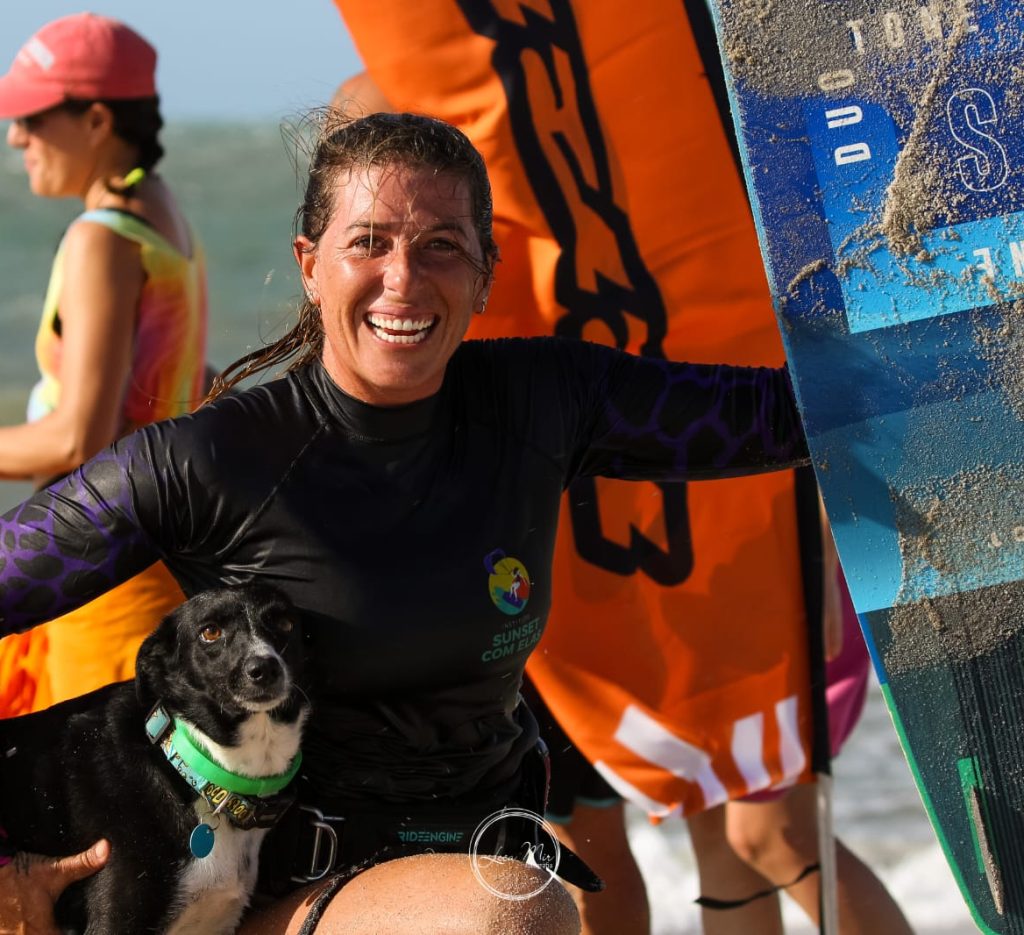 Gabi Goodwind at the Exclusive downwind kitesurfing experience Northeast Brazil best routes conditions for kitesurfers